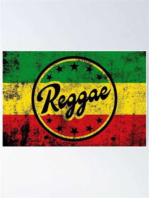 "Reggae, Rastafari Flag, Reggae Flag colors" Poster by Alma-Studio ...