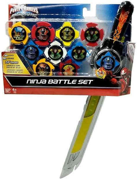 Power Rangers Ninja Steel Ninja Battle Set Exclusive Lights Sounds ...