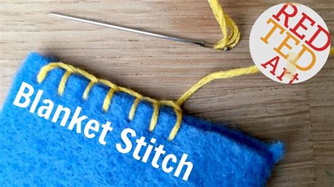 Blanket Stitch How To - Basic Sewing (Embroidery & Hand Sewing ...