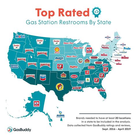 America’s favorite gas station restrooms : r/MapPorn