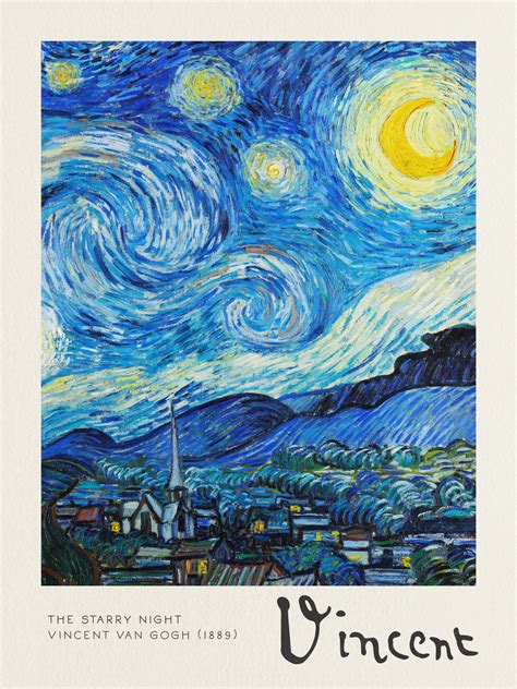 Umělecká ilustrace | The Starry Night - Vincent van Gogh | Posters.cz