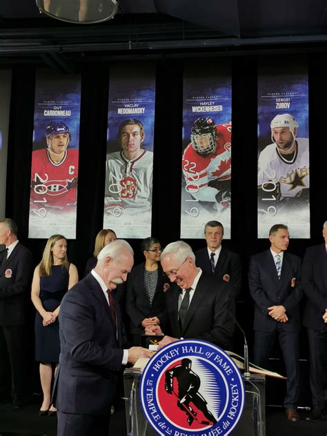 Hockey Hall of Fame (HHOF) - Inductee Ceremony - Toronto, Canada ...