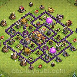 Bestes Clash Of Clans Town Hall Level 7 Verteidigungslayout