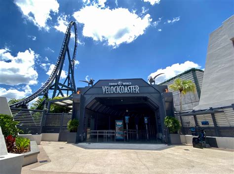 A new Jurassic World roller coaster just opened at Universal Orlando