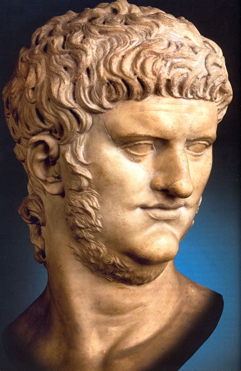 Bust of Emperor Nero | Antik heykel, Heykel, Roma