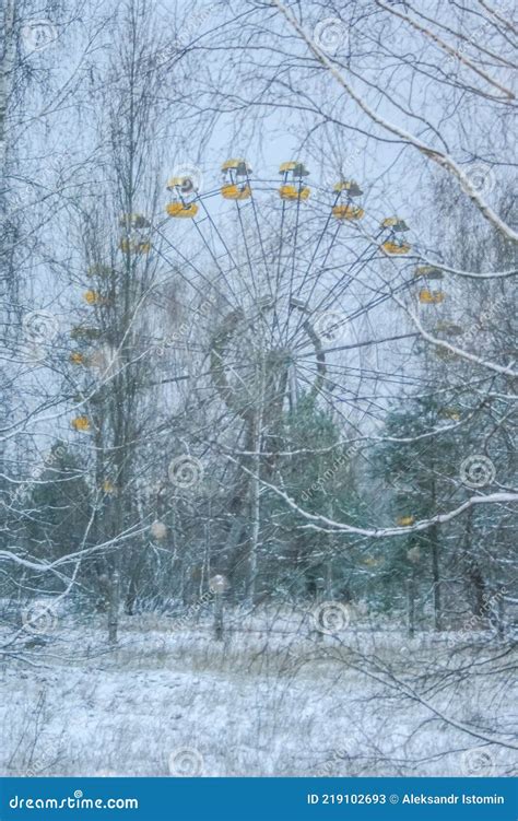 Pripyat, Exclusion Zone of the Chernobyl Disaster. Stock Image - Image ...