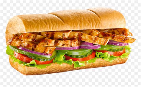 Chicken Teriyaki Sub Sandwich - Subway Chicken Teriyaki Tag, HD Png ...