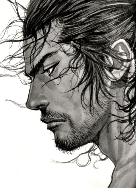 Miyamoto Musashi Em Mang Vagabond Manga Anime Desenhos De Rostos | The ...