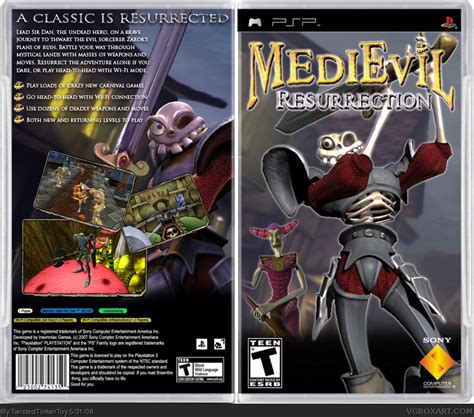 Medievil: Resurrection PSP Box Art Cover by TwistedTinkerToy