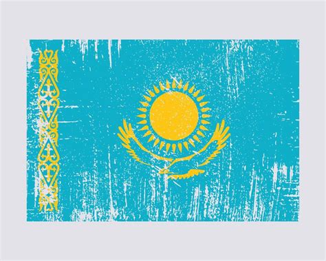 Kazakhstan flag vector 10830978 Vector Art at Vecteezy