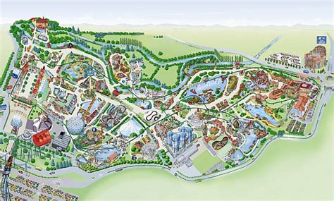 Parkmaps / Parkplan / Plattegrond - Europa-Park | Freizeitpark-Welt.de