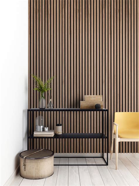 Acupanel® Luxe Natural Walnut Acoustic Wood Wall Panels | Wood slat ...