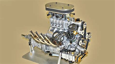 World's smallest supercharged four-stroke V8 engine now in production ...