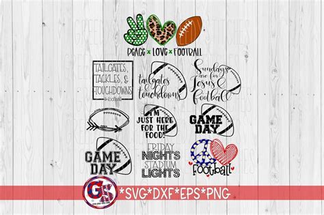 Football Svg Bundle Football Bundle Svg Eps Dxf Png. - Etsy