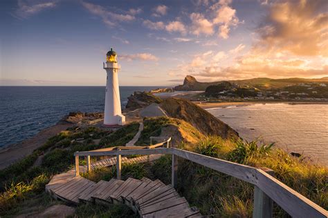 Castlepoint Lighthouse, New Zealand