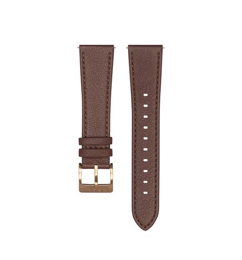 Leather Strap in Brown 22mm — Brew Watch Co.