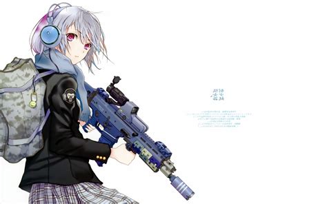 Guns anime girl wallpaper | 1920x1200 | #14798