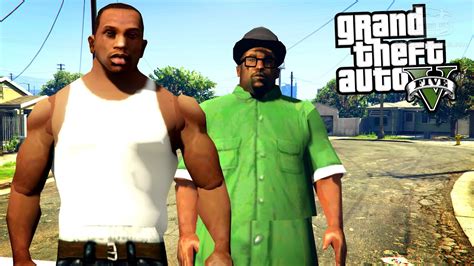 GTA 5 - CJ & Big Smoke Skin Mods [Mod Showcase] - YouTube