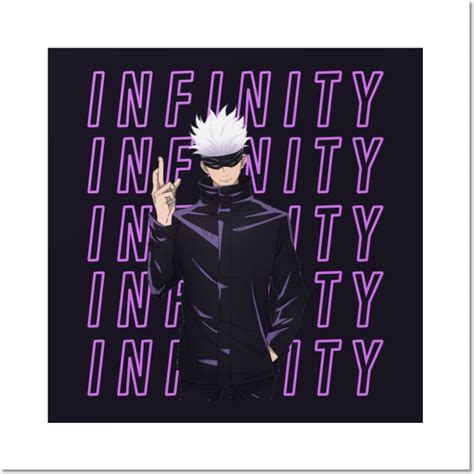 Satoru Gojo Infinity - Satoru Gojo Jujutsu Kaisen - Posters and Art ...