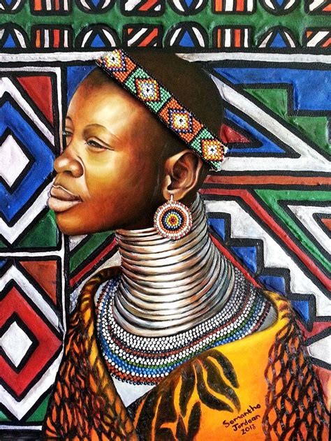 Ndebele gift. | Africa art, African paintings, African people