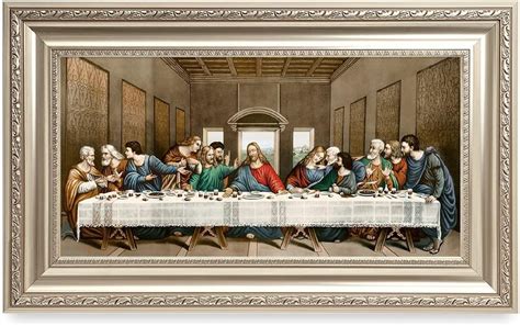 Vault W Artwork The Last Supper By Leonardo Da Vinci. Oil Painting ...