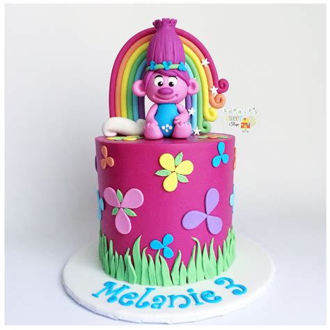 trolls cake \ poppy cake [instagram: @sophiesweetshop and ...