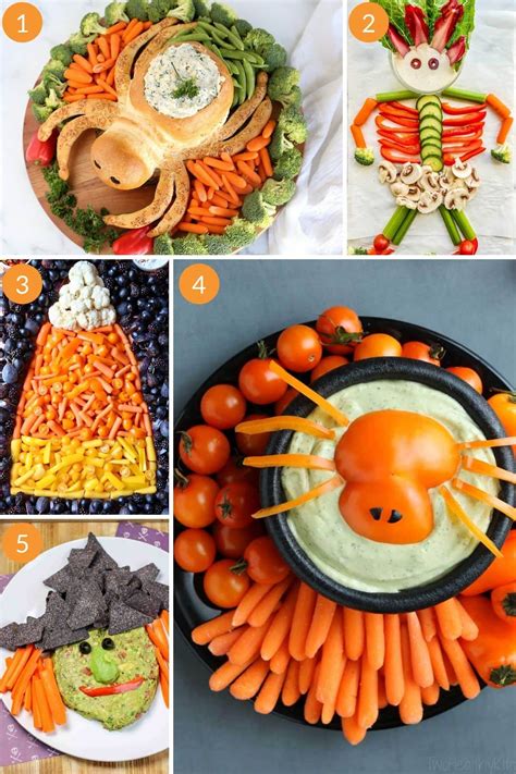 Easy Monster Halloween Veggie Tray (plus more ideas!) | Maple + Mango