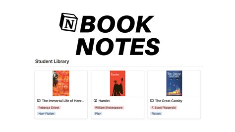 Notion Template For Students: Book Notes — Red Gregory