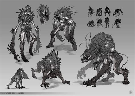 ArtStation - Creature design sketches, David Escribano Herrero ...