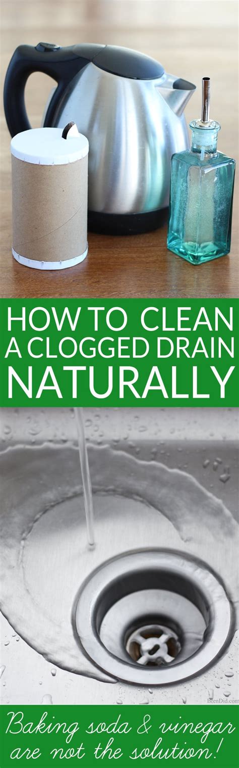 How To Naturally Clean A Clogged Drain The Definitive Guide Bren Did