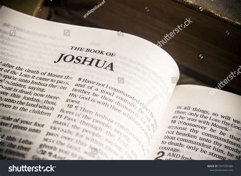 Book Joshua Holy Bible King James Stock Photo 1947395380 | Shutterstock