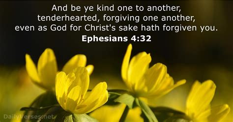 Ephesians 4:32 - Bible verse (KJV) - DailyVerses.net