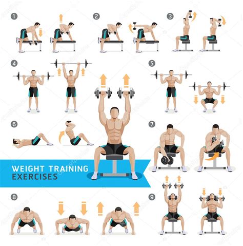 Pllustration: dumbbell workouts | Dumbbell Exercises and Workouts ...