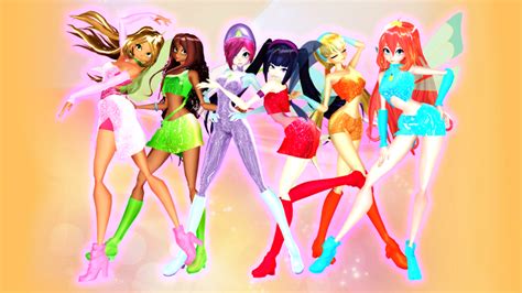 【Motion】Winx Club ☆ Magic Winx「6 Transformations」