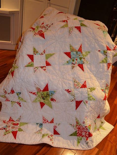 Christmas Stars | Stars quilt, Quilts, Chic quilts