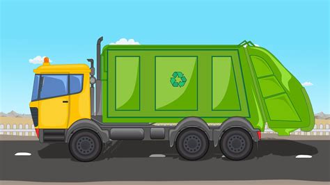 cartoon garbage truck - Google Search | Garbage truck, Cartoon, Cartoon ...