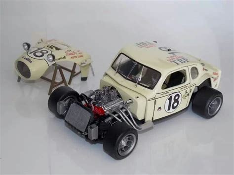 Early modified Chevy racer | Arte en madera, Miniaturas