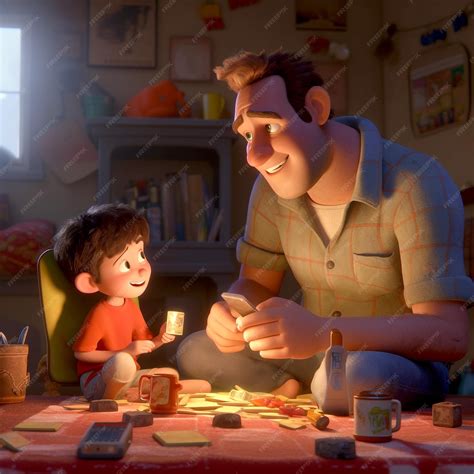 Premium AI Image | A scene from the animated movie pixar's animated ...