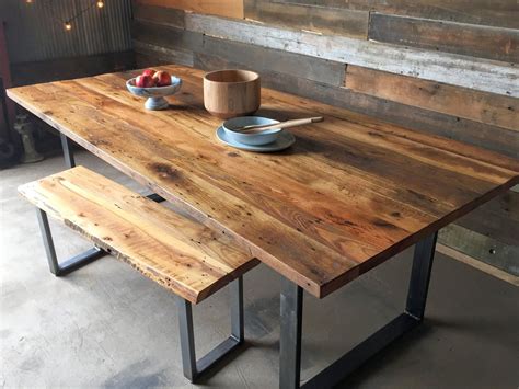 Learn More About Woodcraft’s Reclaimed Wood Dining Tables