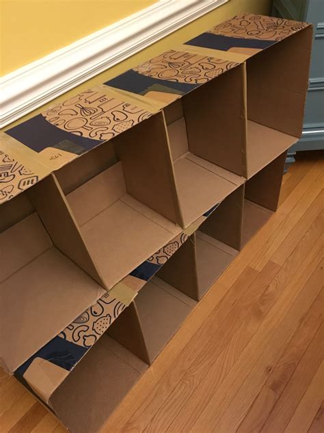 Best 20 Diy Cardboard Box Shelves - Home Inspiration and Ideas | DIY ...