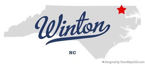 Map of Winton, NC, North Carolina