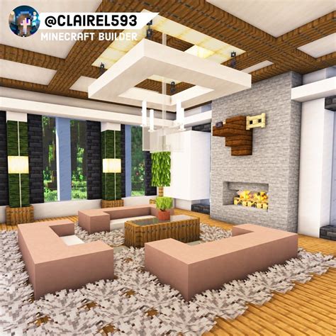 Minecraft living room design – Artofit