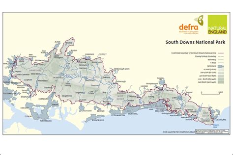 South Downs National Park Map | Campus Map