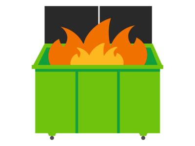 dumpster fire emoji png - Clip Art Library