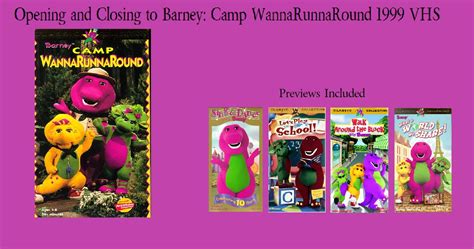 Trailers from Barney: Camp WannaRunnaRound 1999 VHS | Custom Time ...