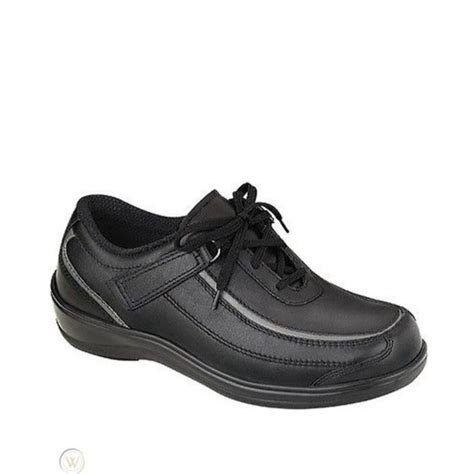 ORTHOFEET | Shoes | Orthofeet Womens Leather Tieless Walking Shoes ...