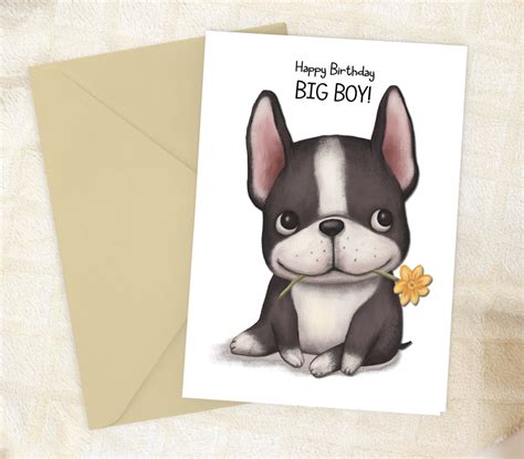 Happy Birthday Big Boy Greeting Card - Handpress Cards Australia