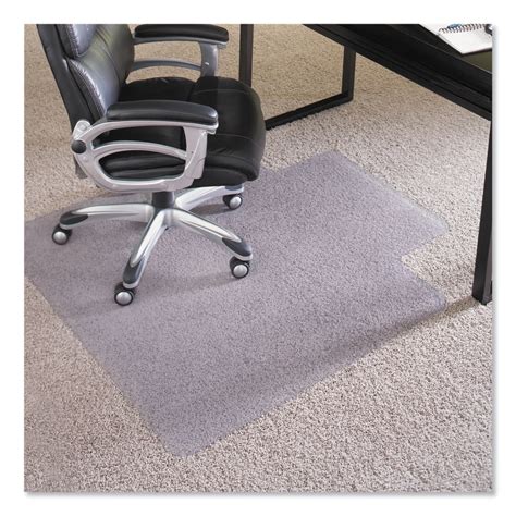 EverLife Intensive Use Chair Mat for High Pile Carpet, Rectangular with ...