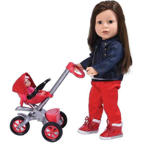 Bye Bye Baby Doll Stroller Play set for 18 inch Dolls - Great for ...