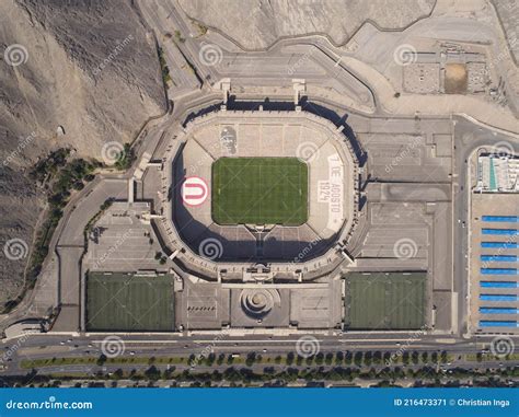 Aerial Image of Monumental Stadium in Lima Peru. Universitario Soccer ...